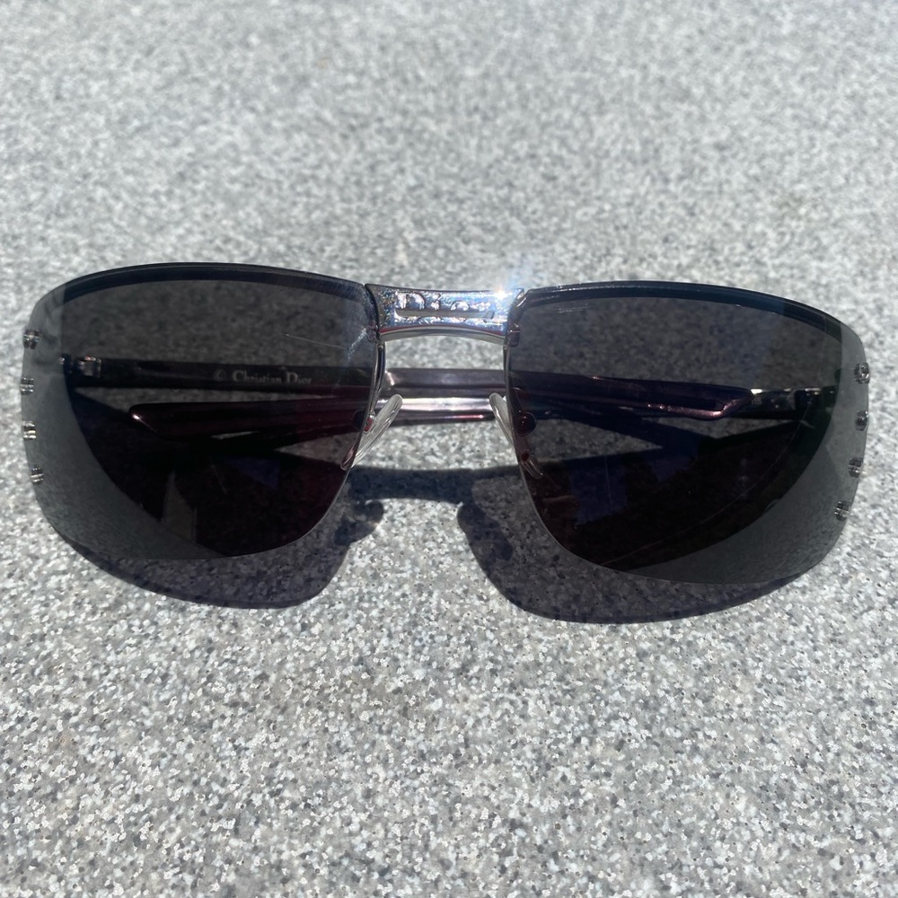 Vintage Dior sunglasses with star rhinestones
